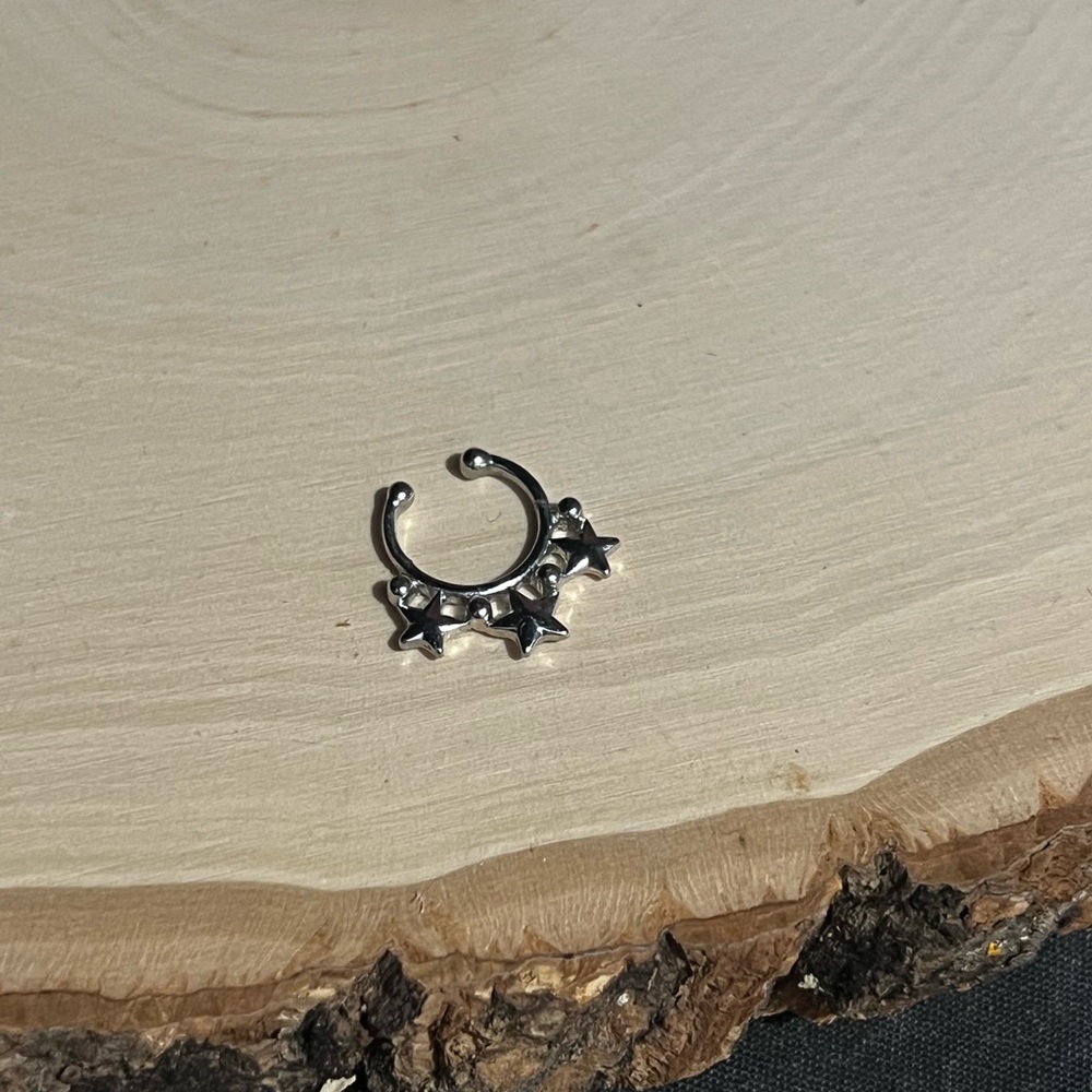 Silver Star Nose Ring